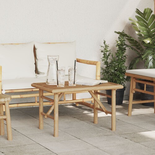 vidaXL Stolić za kavu 70x40x36 cm Bamboo