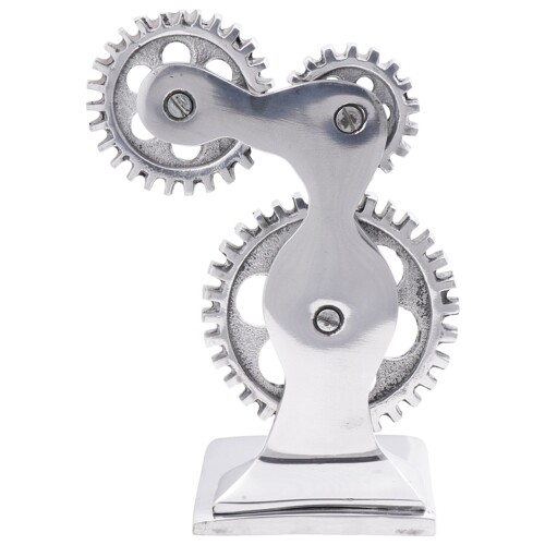 vidaXL Držači za knjige 2 kom Srebrna 10x10x22 cm Aluminij Cog