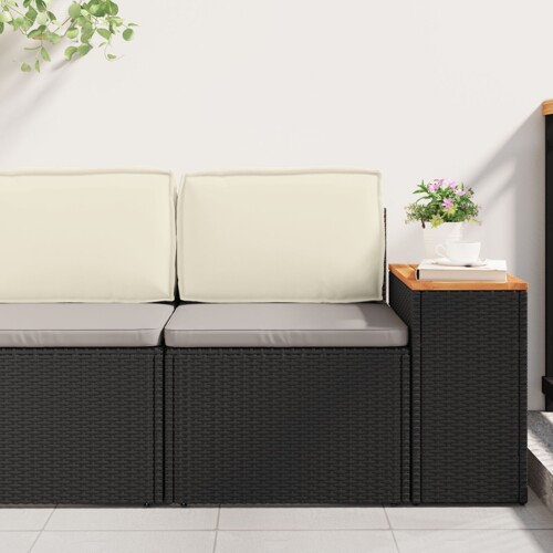 vidaXL Jastučić za vanjsku stolicu Krem Poliester 60 x 40 x 12 cm