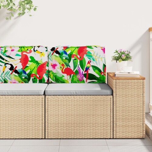 vidaXL Jastučić za vani Višebojni Poliester 60 x 12 x 40 cm Uzorak