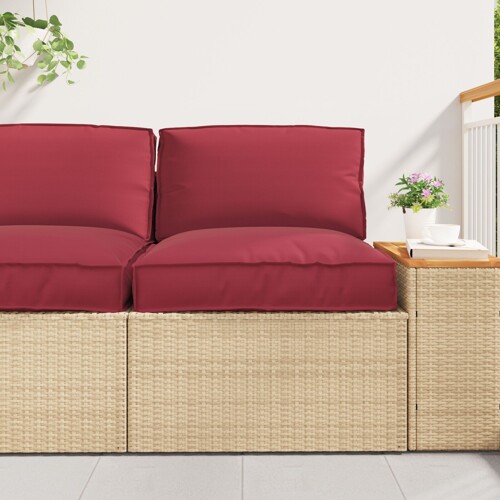 vidaXL Jastučić za sjedalo vino crvene boje 70x70x12 cm Oxford tkanina