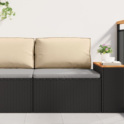 vidaXL jastuci Bež Poliester 70 x 12 x 40 cm Vodootporni materijali