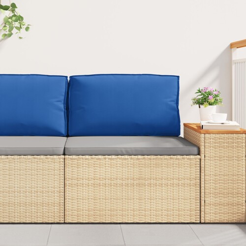 vidaXL Jastučići Kraljevsko plava Poliester 70 x 12 x 40 cm