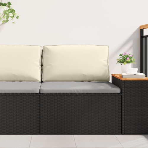 vidaXL Jastuci Krem Poliester 80 x 12 x 40 cm Pravokutni jastuk
