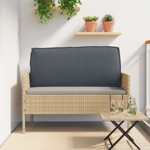 vidaXL Jastučić za vanjsku upotrebu Antracit Poliester 120 x 12 x 40 cm