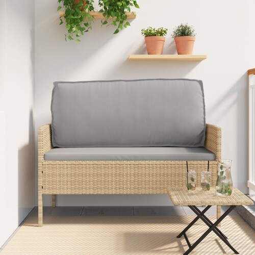 vidaXL Vanjski jastučić Siva Poliester 120 x 12 x 40 cm