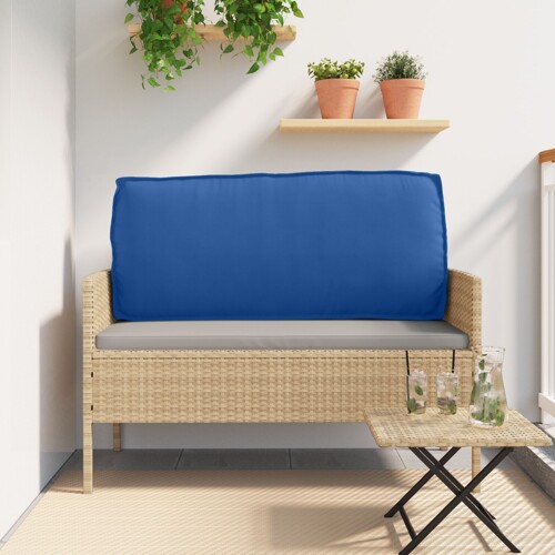 vidaXL vanjski jastučić Kraljevo plava Poliester 120 x 12 x 40 cm