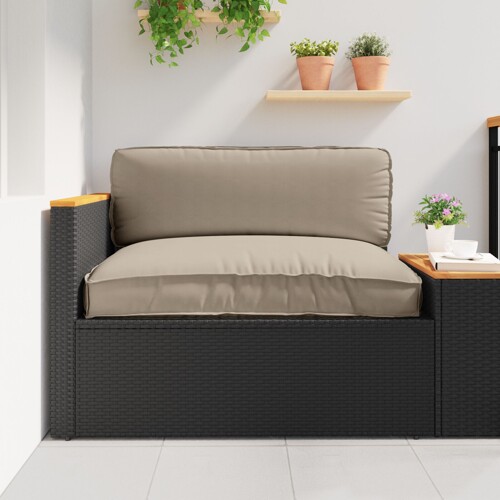vidaXL Vanjski jastučić Taupe Poliester 120 x 12 x 80 cm
