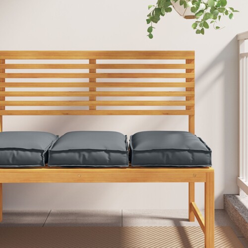 vidaXL Vanjski jastučić Set od 2 Antracit Poliester 40 x 40 x 8 cm