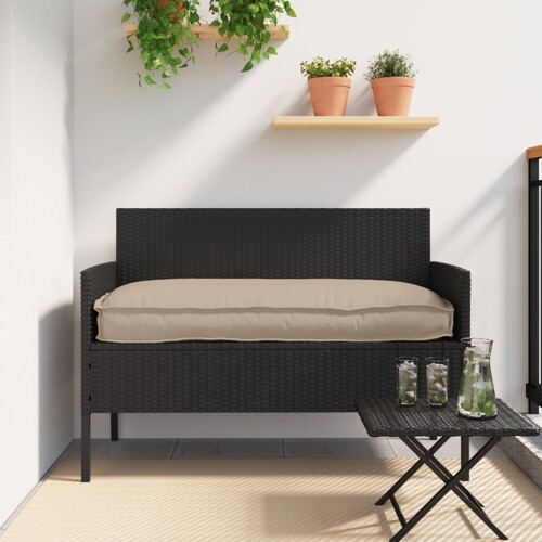 vidaXL Vanjski jastučić Smeđesiv Poliester 100 x 40 x 8 cm Izdržljiv