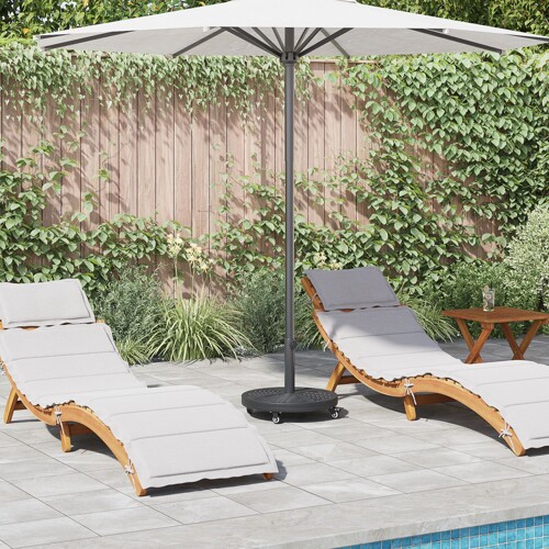 vidaXL Osnova Parasol s Kotačima za Stube Ø38-48 mm 13 kg Kružna