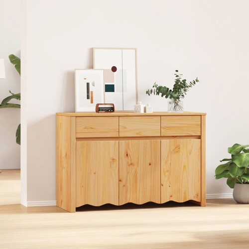 vidaXL Komoda \\"\\"DRAMMEN\\"\\" 114x43x75,5 cm Od drveta bora