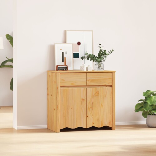 vidaXL Sideboard \\"\\"DRAMMEN\\"\\" 79x43x75,5 cm Čvrsto drvo bor