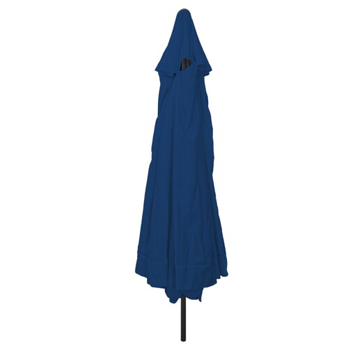 vidaXL Suncobran ø395x245 cm Azurna Plava