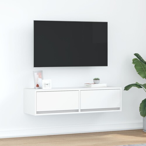 vidaXL TV ormarić bijeli 100x31x25,5 cm konstruirano drvo