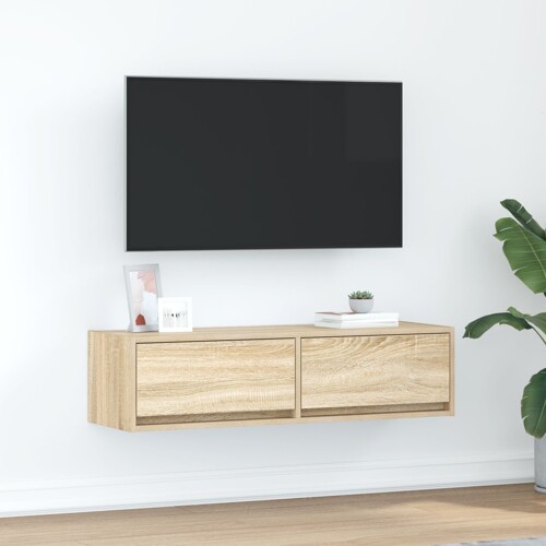 vidaXL TV ormarić Sonoma hrast 100x31x25,5 cm konstruirano drvo