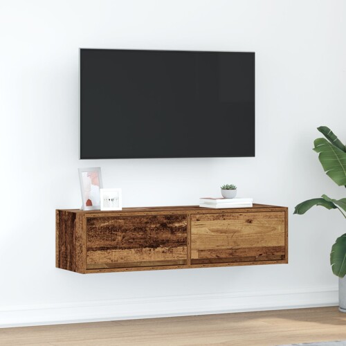 vidaXL TV Kabinet Stari Drvo 100x31x25,5 cm Konstruirano Drvo