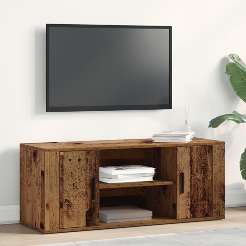 vidaXL TV ormarić staro drvo 100x35x40 cm inženjerska drvo