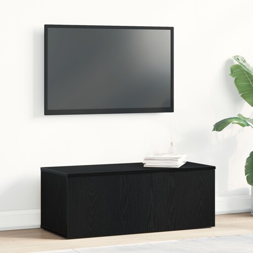 vidaXL TV Kabrinet Crni Hrast 80x34x30 cm Od drveta