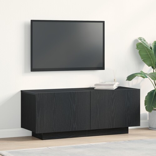 vidaXL TV ormarić, crni hrast, 100x35x40 cm, od konstruiranog drveta
