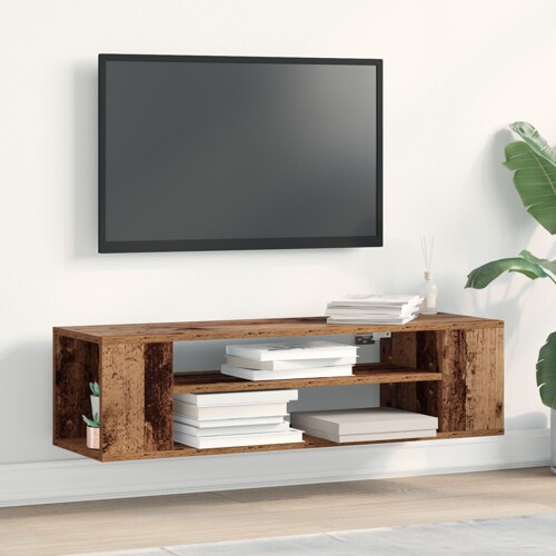 vidaXL Zidni TV Kabl Old Wood 100x30x26,5 cm Od drvenih vlakana