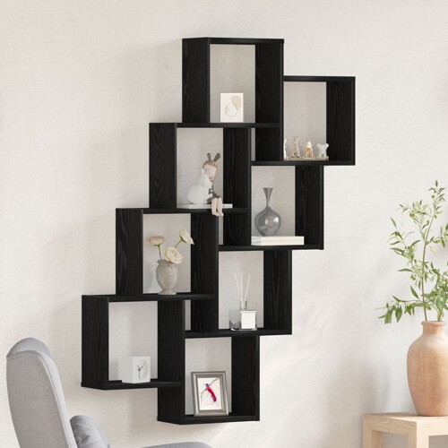 vidaXL Zidni ormar crveni hrast 90x15x119,5 cm od konstruiranog drveta