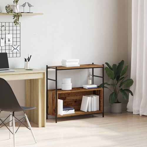 vidaXL Knjižni ormar od dimljenog hrasta 80x30x78,5 cm od inženjerskog drva