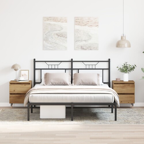 vidaXL Noćni ormarić 2 kom Artisan hrast 40x35x50 cm Konstruirano drvo