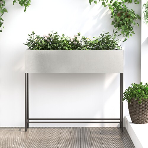 vidaXL Povišeni grednjak 100x26x82 cm od nehrđajućeg čelika