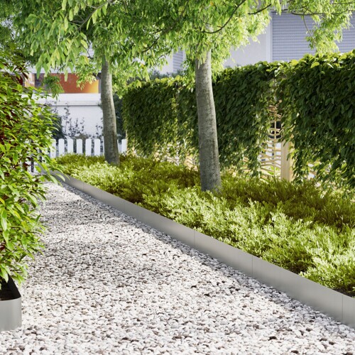 vidaXL Ograde za travnjake 30 kom 100x0,5x20 cm Galvanizirani čelik