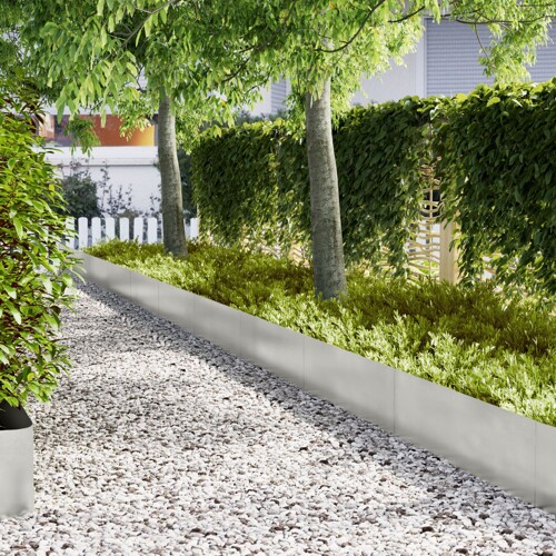 vidaXL Ograde za travnjak 20 kom 100x0,5x30 cm Nehrđajući čelik