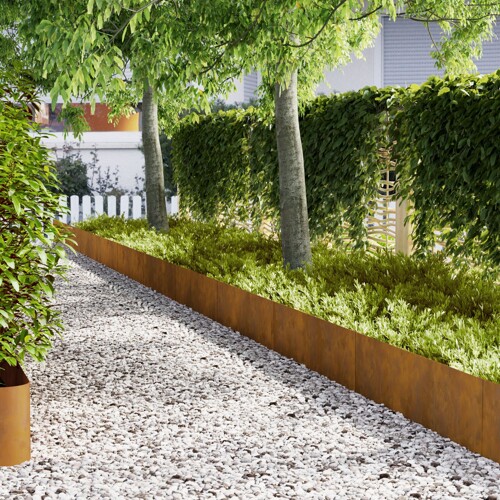vidaXL Ograde za travnjake 20 kom 100x0,5x30 cm Čelično