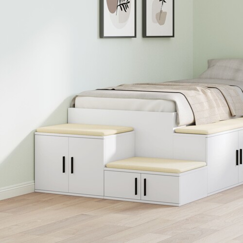 vidaXL Skladišni ormar Bijela 118x41x40 cm Konstruirano drvo