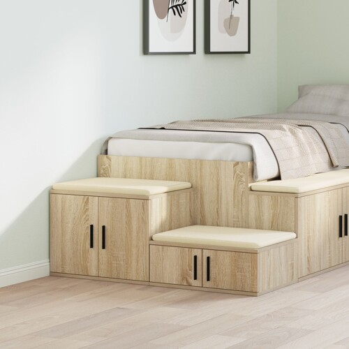 vidaXL Ormar za pohranu od Sonoma hrasta 118x41x40 cm