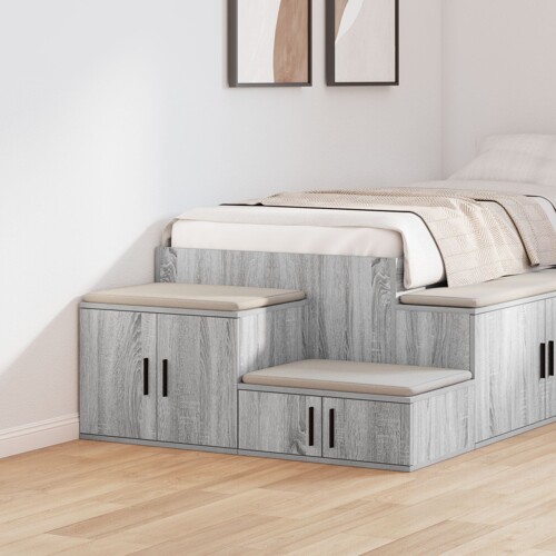 vidaXL Ormar za pohranu siva Sonoma 118x41x40 cm od konstruiranog drveta