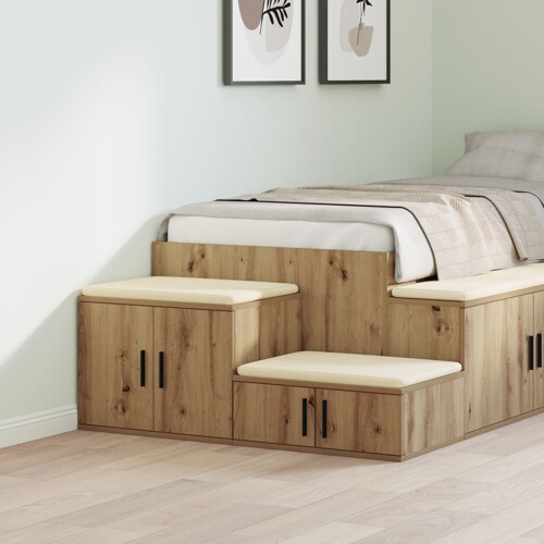 vidaXL Ormar za pohranu Artisan Oak 103x41x40 cm inženjerska drva