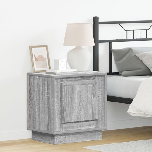 vidaXL Noćni ormarići Siva sonoma Konstruirano drvo 44 x 34.5 x 45 cm