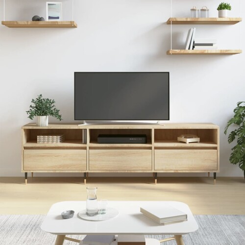 vidaXL TV ormarić boja hrasta sonome 150x30x44,5 cm konstruirano drvo