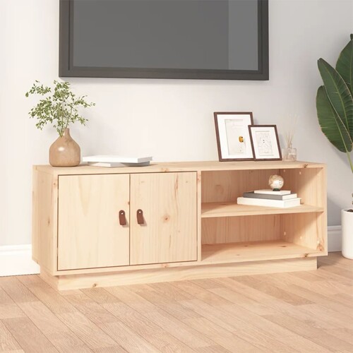 vidaXL TV ormarić 105 x 34 x 40 cm od masivne borovine