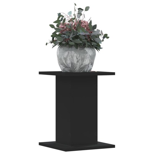 vidaXL Stalci za biljke 2 kom crni 30 x 30 x 40 cm konstruirano drvo