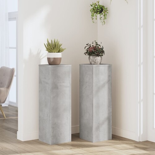 vidaXL Stalci za biljke 2 kom 25x25x80 cm konstruirano drvo