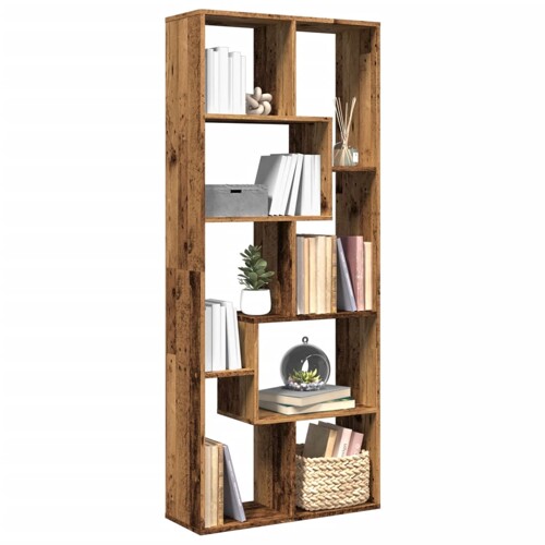 vidaXL Pregrada / regal za knjige boja drva 67 x 25 x 161,5 cm drveni