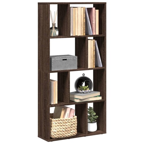 vidaXL Regal za knjige boja hrasta 60x20x120 cm konstruirano drvo