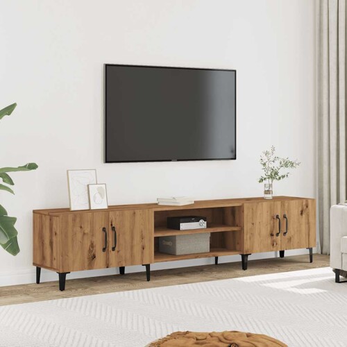 vidaXL TV ormarić boja hrasta artisan 180x31,5x40 cm konstruirano drvo
