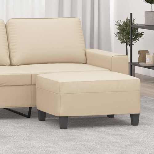 vidaXL Tabure krem 70 x 55 x 41 cm od mikrovlakana
