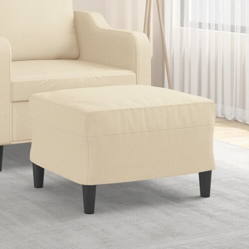 vidaXL Tabure krem 60 x 50 x 41 cm od tkanine