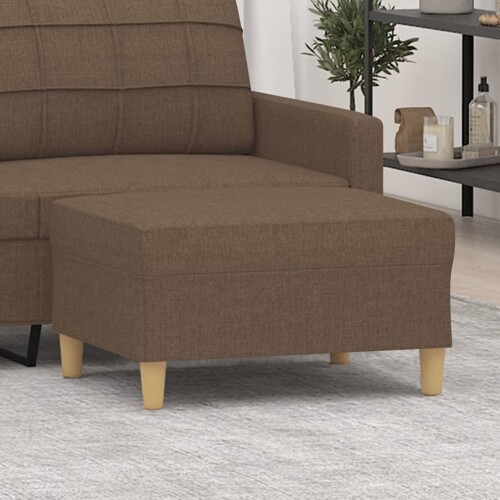 vidaXL Tabure smeđi 70 x 55 x 41 cm od tkanine