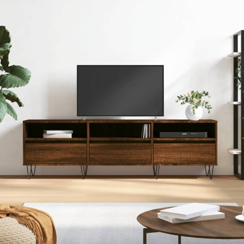 vidaXL TV ormarić smeđa boja hrasta 150x30x44,5 cm konstruirano drvo