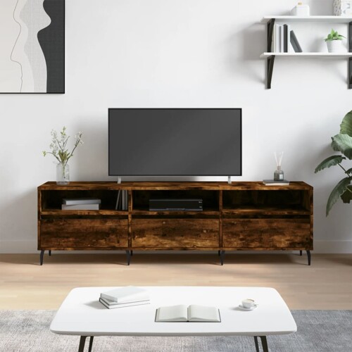 vidaXL TV ormarić boja dimljenog hrasta 150x30x44,5 cm