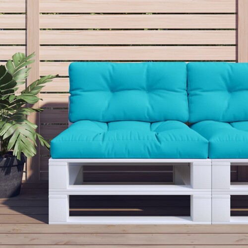 vidaXL Jastuk za palete tirkizni 70 x 40 x 12 cm od tkanine